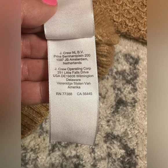 J. Crew Honeycomb Balloon~Sleeve Crewneck Sweater Size XS - Picture 11 of 11